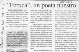 "Peruca", un poeta nuestro  [artículo].