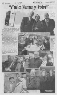 "Fui a Venus y volví"