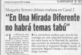 "En una mirada diferente no habrá temas tabú"  [artículo] Cristián Farías R.