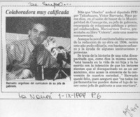 Colaboradora muy calificada  [artículo].