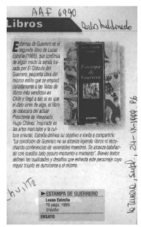 Libros  [artículo] Carlos Maldonado.