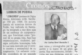 Cronos  [artículo] Carlos René Ibacache I.