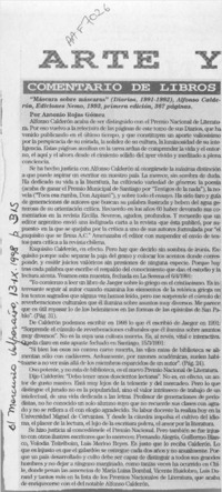 Comentario de libros  [artículo] Antonio Rojas Gómez.