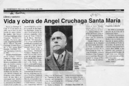 Vida y obra de Angel Cruchaga Santa María  [artículo].