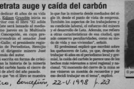 Libro relata auge y caída del carbón  [artículo].