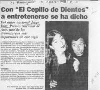 Con "El cepillo de dientes" a entretenerse se ha dicho  [artículo].