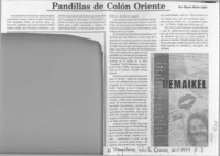 Pandillas de Colón Oriente