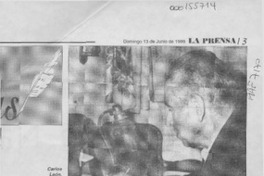 Carlos León, "Hombres de palabra"  [artículo] Hernán del Solar.