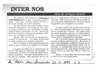 Inter Nos  [artículo] Enrique Neiman.