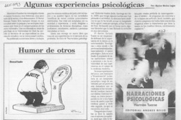 Algunas experiencias psicológicas