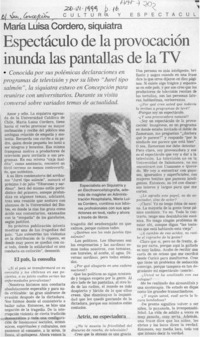 Espectáculo de la provocación inunda las pantallas de la TV