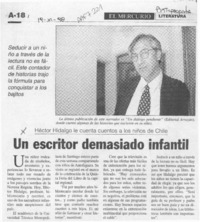 Un Escritor demasiado infantil  [artículo].