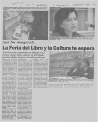 La Feria del Libro y la cultura te espera