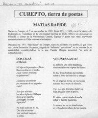 Matías Rafide  [artículo].