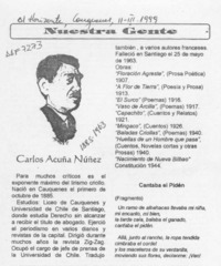 Carlos Acuña Núñez  [artículo].