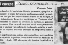 Mas allá del cuerpo  [artículo].