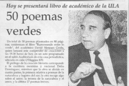 50 poemas verdes  [artículo].