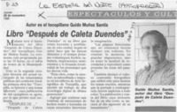 Libro "Despúes de Caleta Duendes"  [artículo].