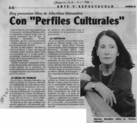 Con "Perfiles culturales"  [artículo].