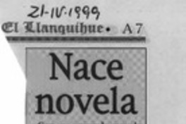 Nace novela  [artículo].