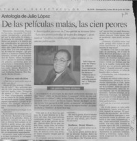 De las películas malas, las cien peores  [artículo].