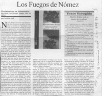 Los fuegos de Nómez  [artículo] Jessica Atal.