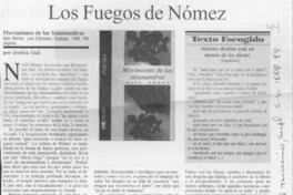 Los fuegos de Nómez  [artículo] Jessica Atal.