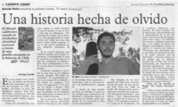 Una historia hecha de olvido  [artículo] Rodrigo Castillo.