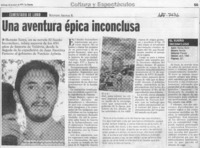 Una aventura épica inconclusa