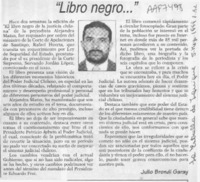 "Libro negro --"  [artículo] Julio Brondi Garay.