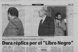 Dura réplica por el "Libro negro"  [artículo].