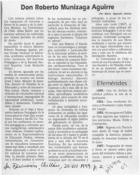 Don Roberto Munizaga Aguirre