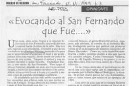 "Evocando al San Fernando que fue --"