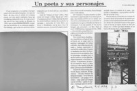 Un poeta y sus personajes