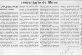 "Tiempo de espera"  [artículo] Antonio Rojas Gómez.