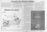 Poemas de Matías Rafide