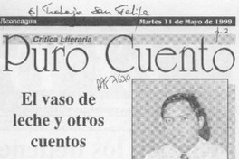 El vaso de leche y otros cuentos  [artículo] Tomás Soto Aguirre.