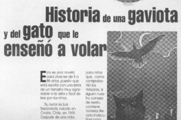 Historia de una gaviota y del gato que le enseó a volar  [artículo].