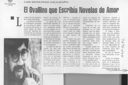 El Ovallino que escribía novelas de amor  [artículo].