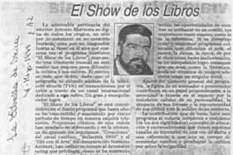 El show de los libros  [artículo] Eduardo Urrutia Gómez.