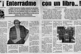 "Enterrádme con un libro --"