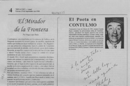 El Mirador de la frontera  [artículo] Hugo Lepe Shulz.