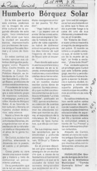 Humberto Bórquez Solar  [artículo] Hugaldo.