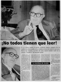 No todos tienen que leer!