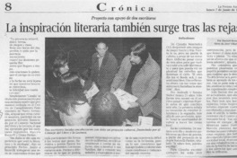 La inspiración literaria también surge tras las rejas  [artículo] Marisol Retamal.