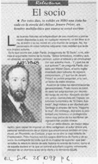 El Socio  [artículo].