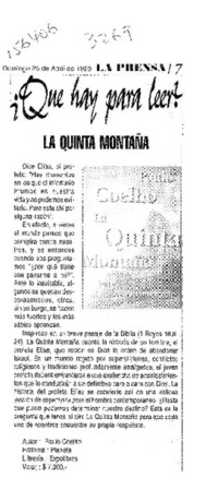 Qué hay para leer!  [artículo].