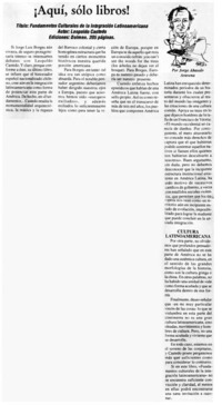 Fundamentos culturales de la integración latinoamericana