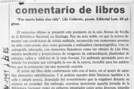 "Por suerte había otra vida"  [artículo] Antonio Rojas.