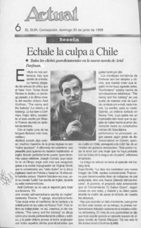 Echale la culpa a Chile  [artículo] LAM.